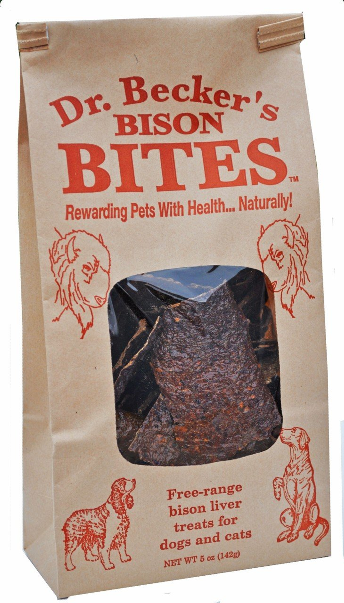 Dr. Becker's Bison Bites Single-Ingredient Dog & Cat Treats