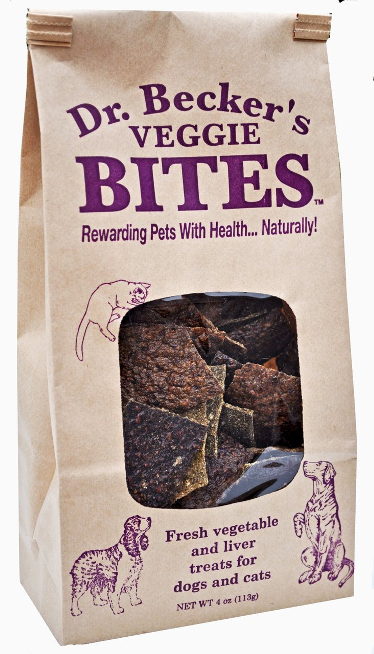 Dr. Becker's Veggie Bites Vegetable & Liver Pet Treats