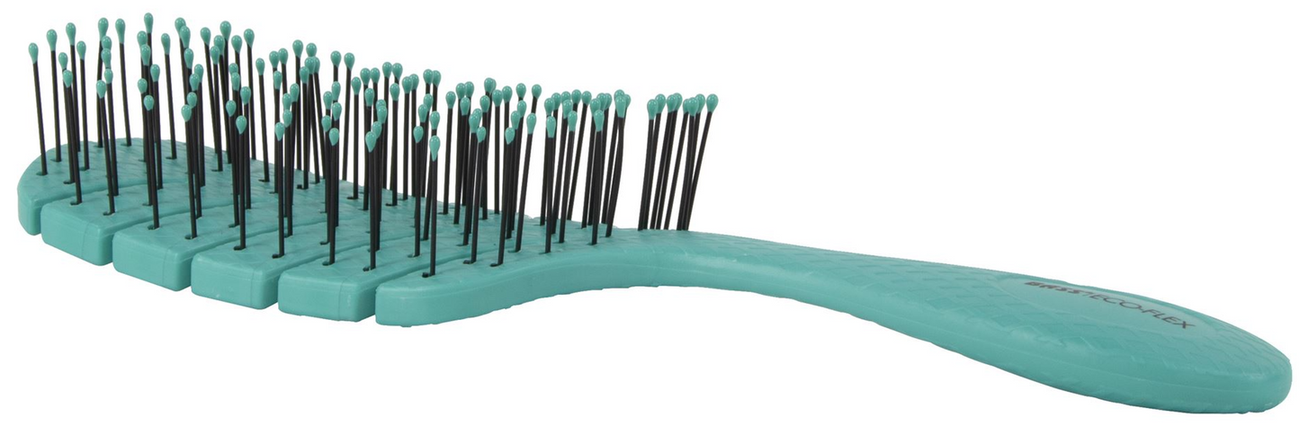 Bass Brushes BIO-FLEX Detangling Leaf-Shape Pet Brush (Color Options)