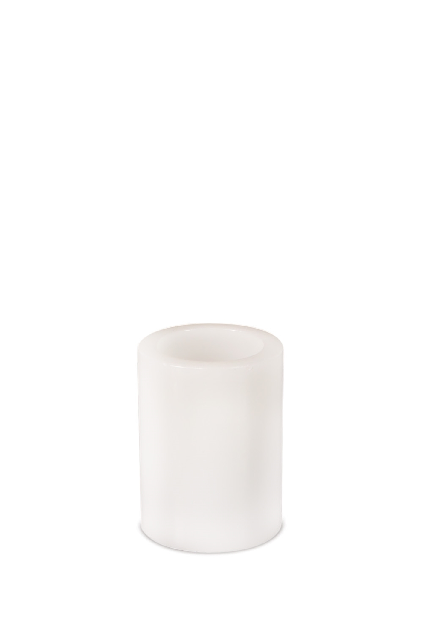 LED Wax Pillar Candles, Set of 6 (3x4 in)