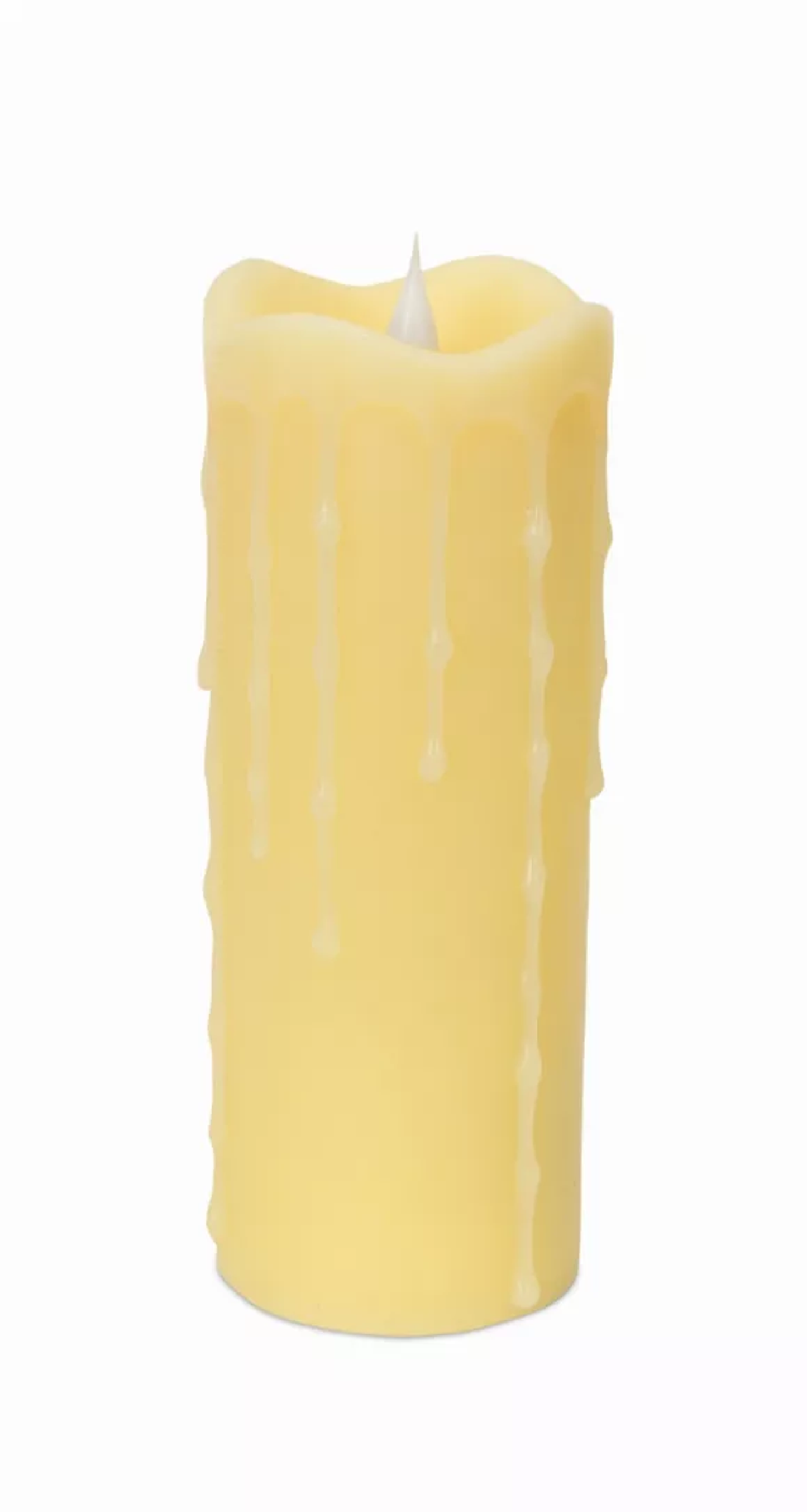Simplux LED Dripping Candle with Moving Flame, Set of 2