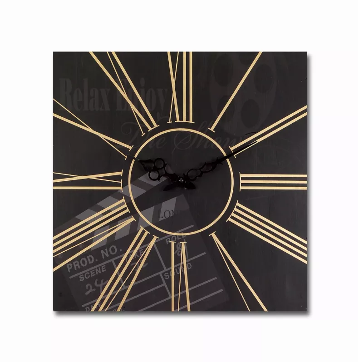 Movie Reel Wall Clock, Set of 2