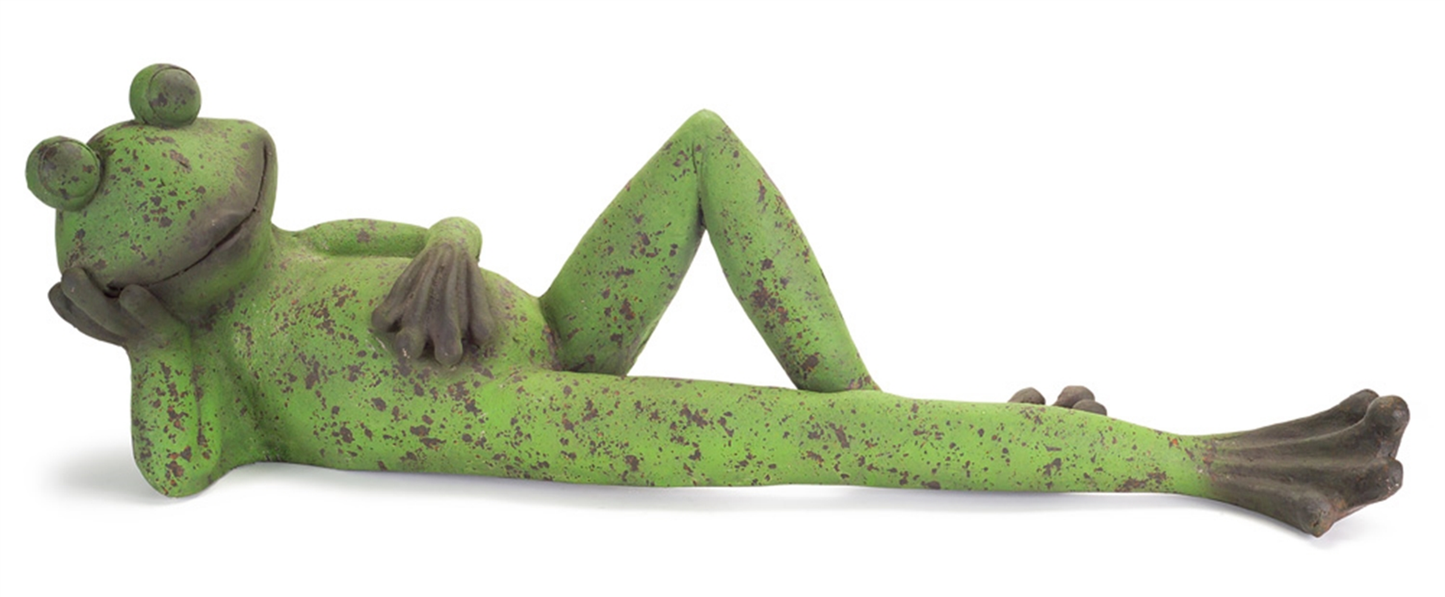 Laying Frog Figurine, Magnesia