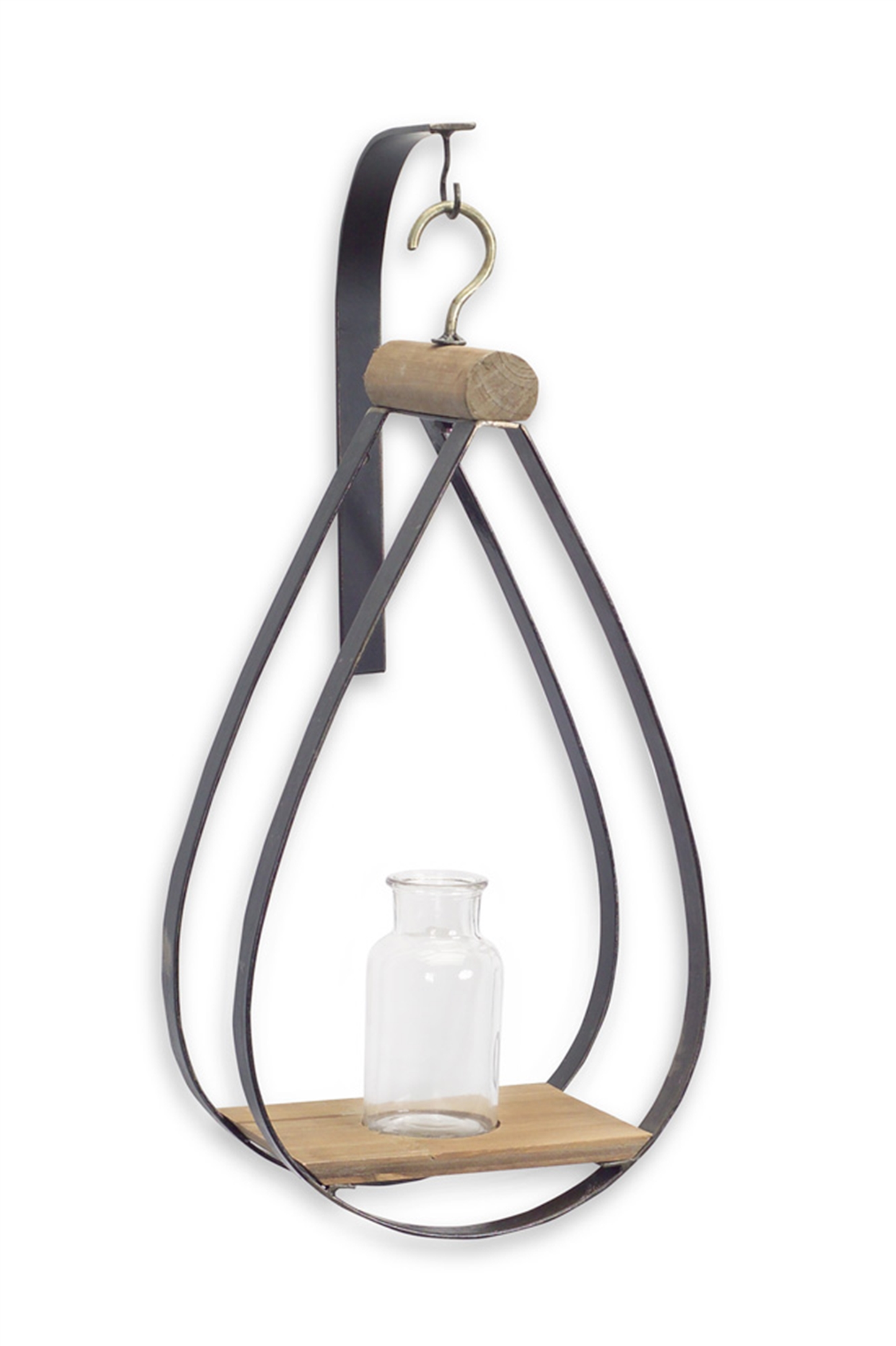 Hanging Bottle Vase, Set of 2 (21"H)
