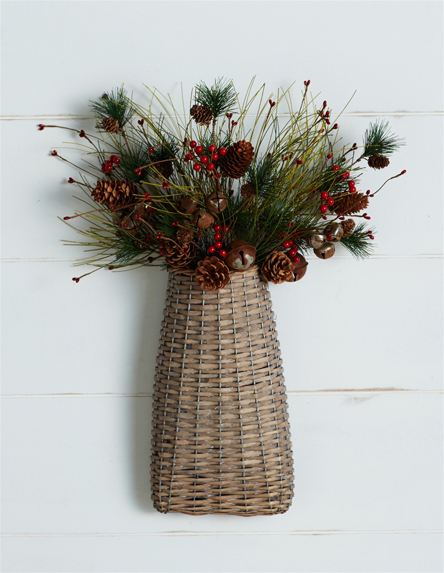 Willow Wall Basket, Set of 6 (7"H)
