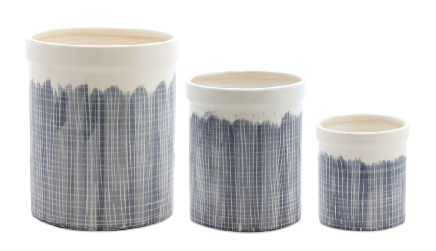 Terra Cotta Crock Set of 3 - Melrose Decorative Accent