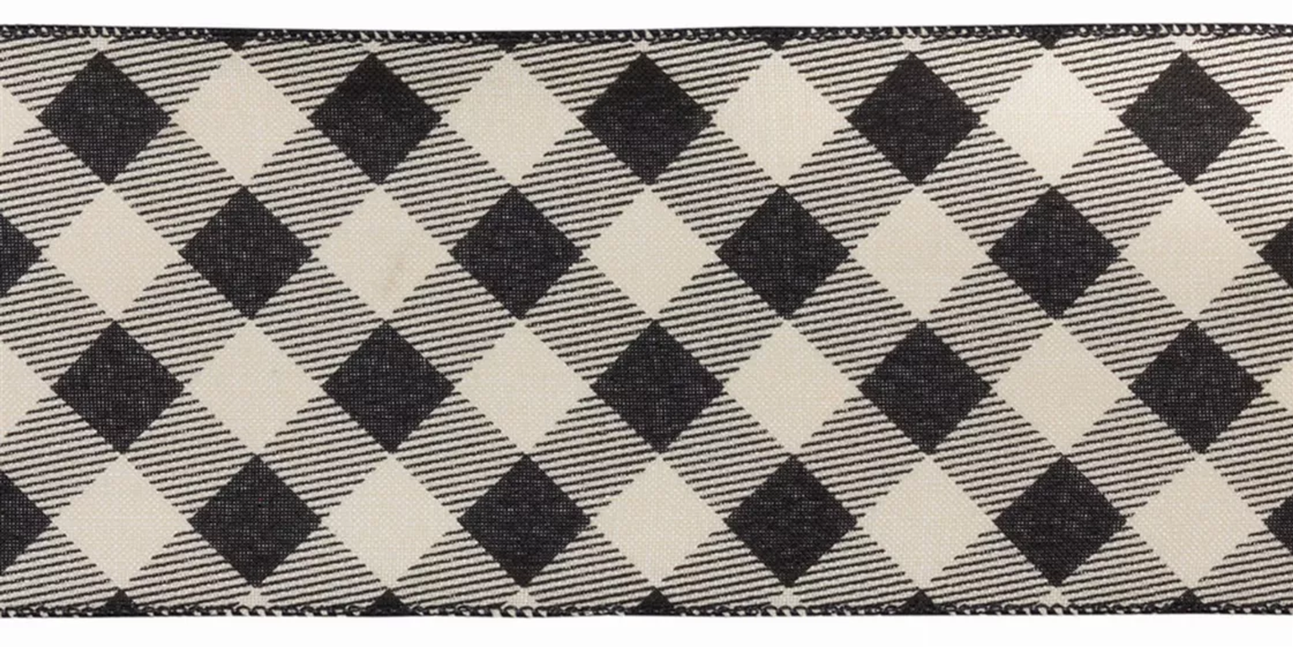 Wired Polyester Ribbon 4" x 10 Yd Set of 4