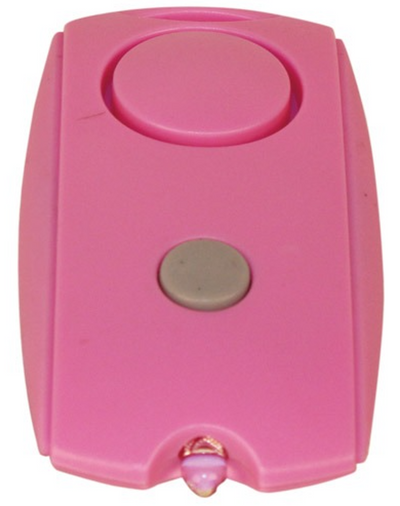Mini Personal Alarm With LED Flashlight and Belt Clip