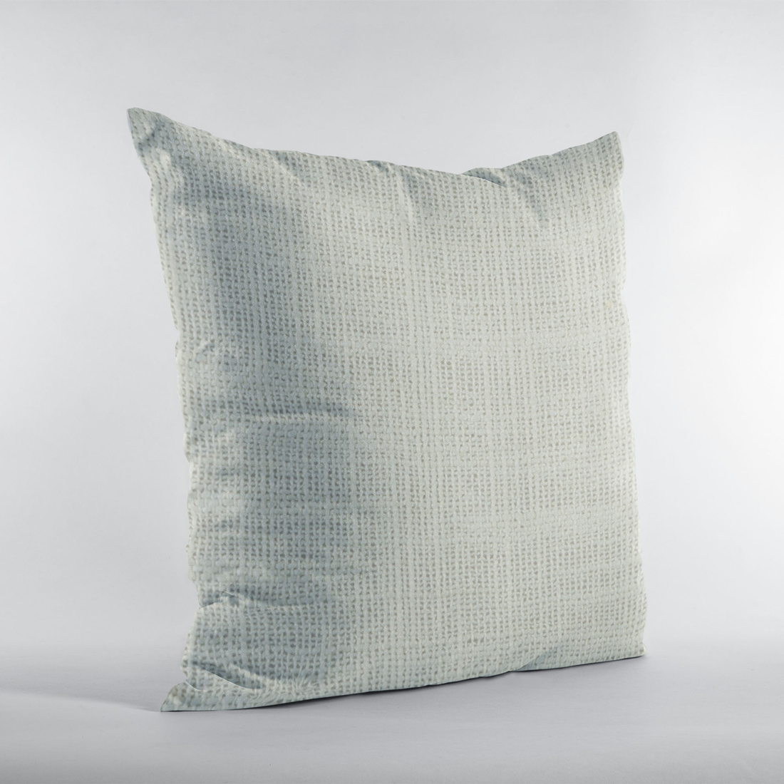 Plutus White Wall Textured Luxury Throw Pillow