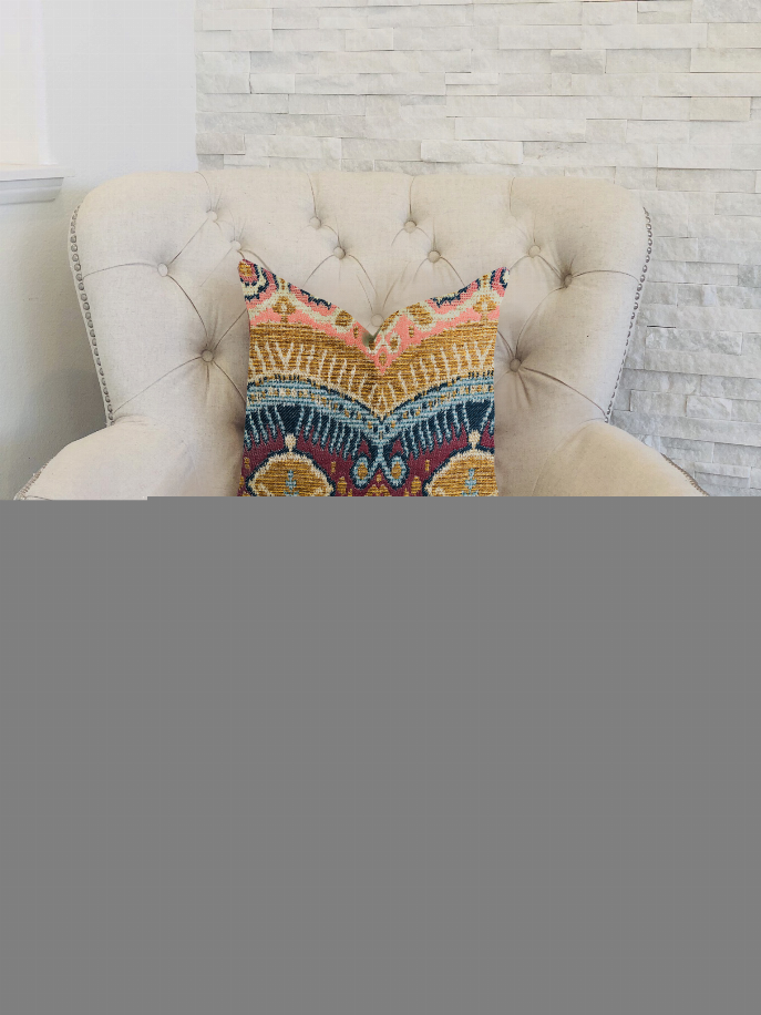 Plutus Ikat Anika Luxury Throw Pillow