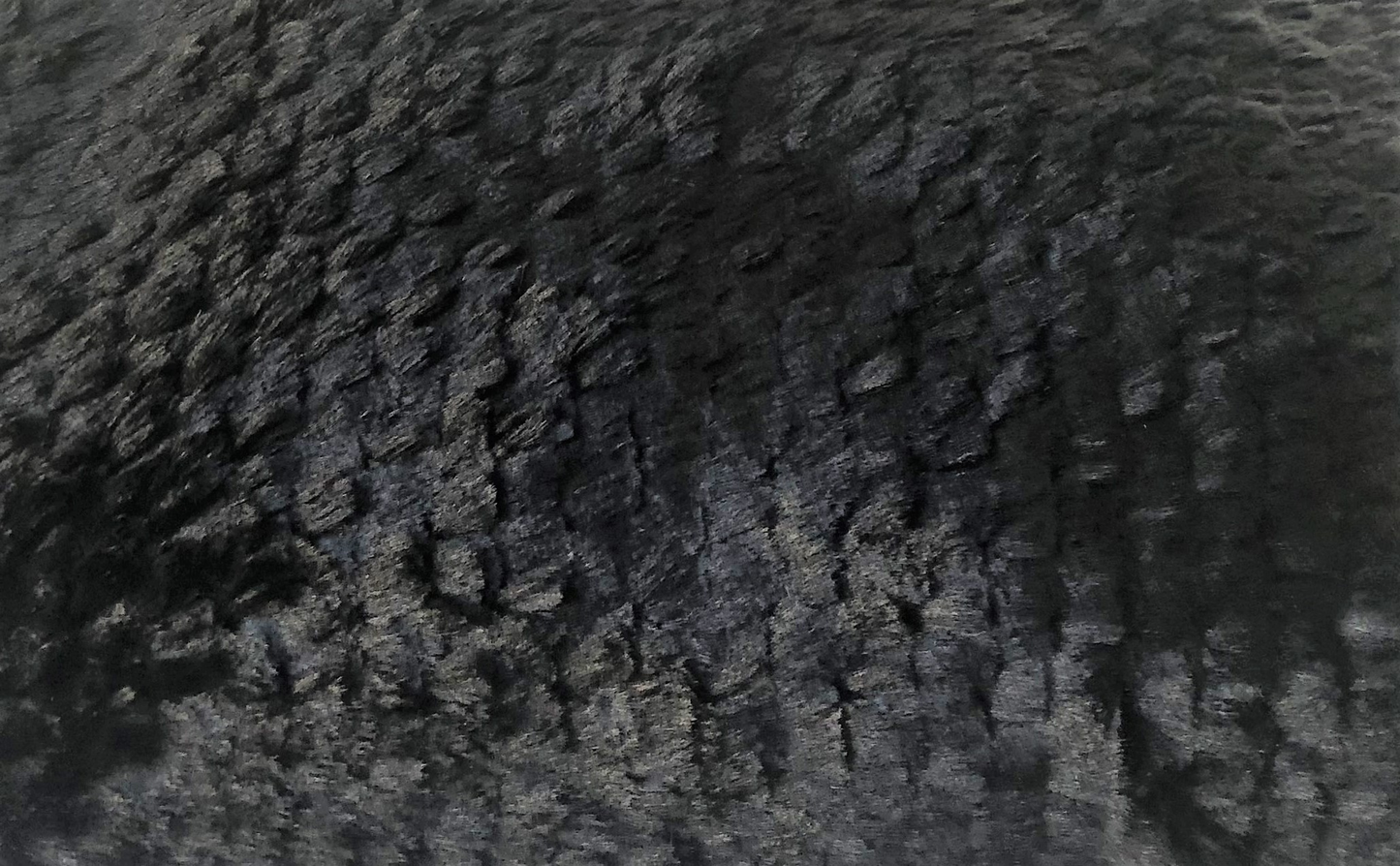 Plutus Black Mink Faux Fur Luxury Throw