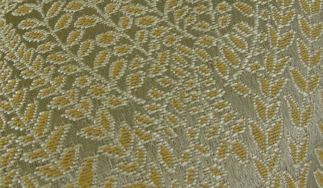 Plutus Golden Vineyard Gold Handmade Luxury Pillow
