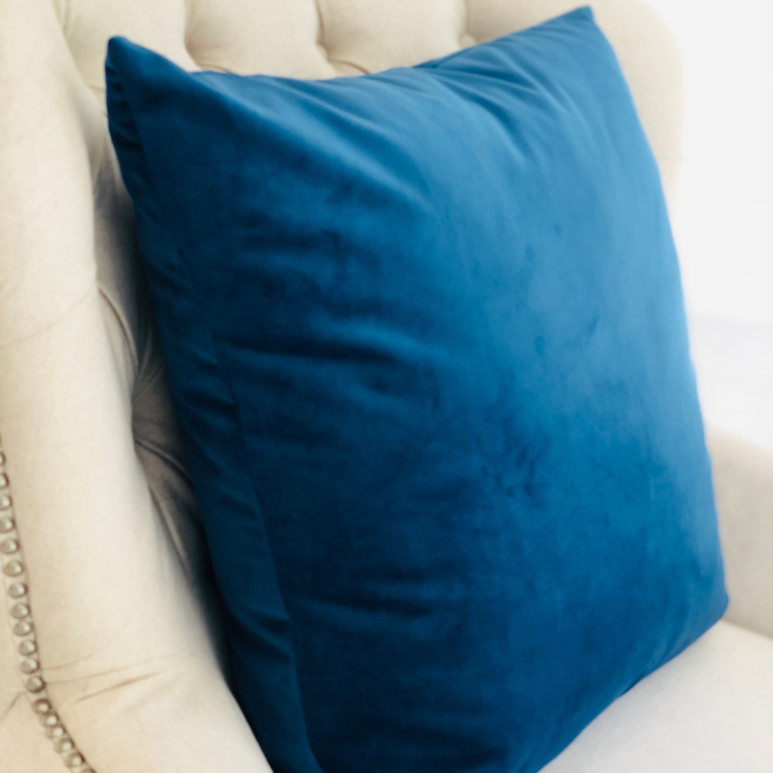 Plutus Pure Navy Handmade Luxury Pillow