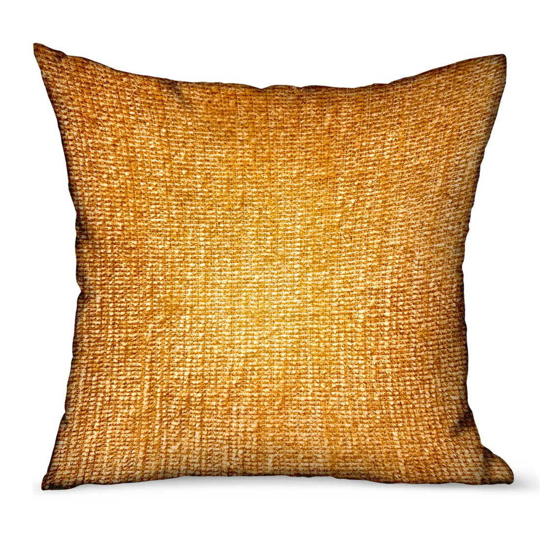 Plutus Honey Lust Brown Solid Luxury Outdoor/Indoor Throw Pillow