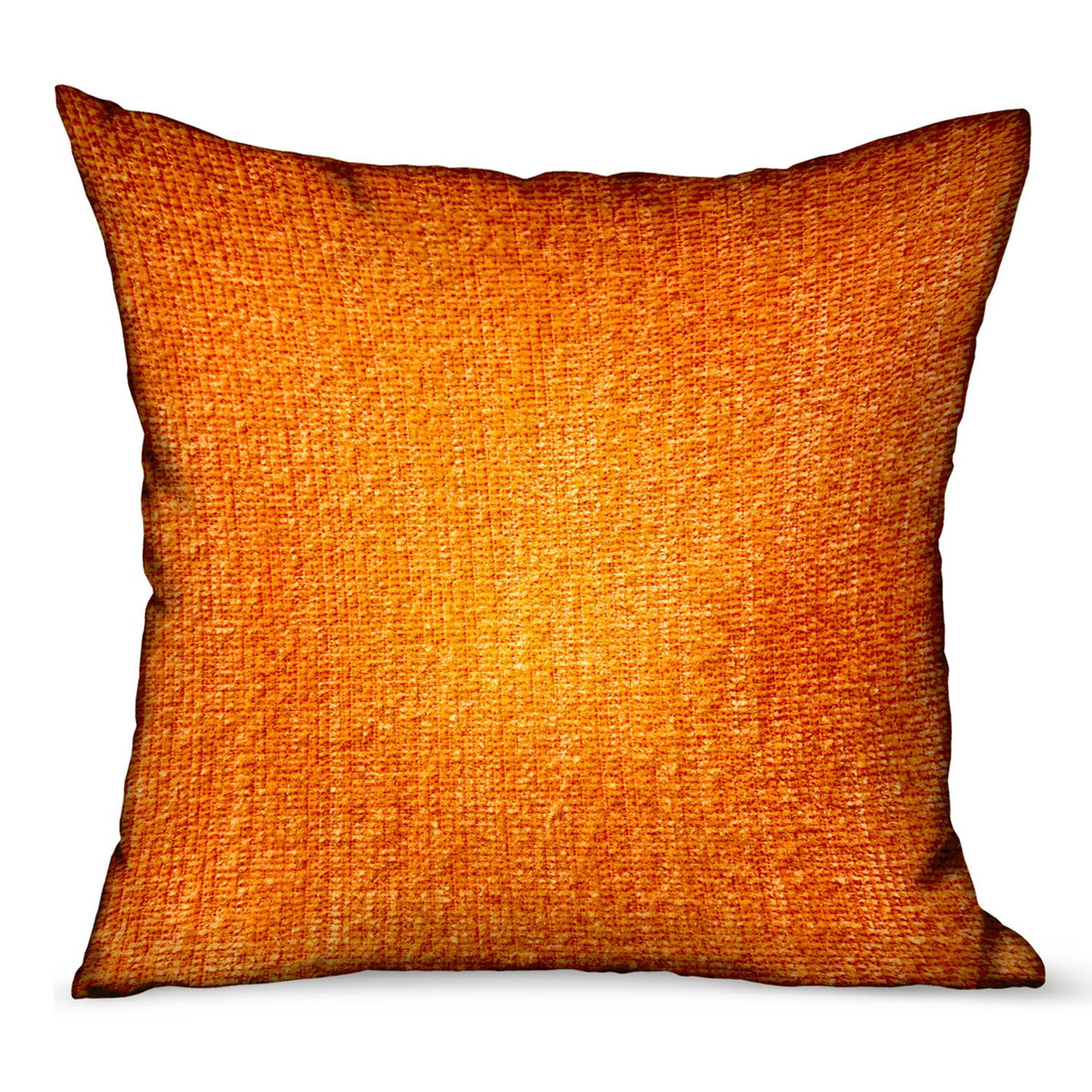 Plutus Bittersweet Ember Orange Luxury Outdoor/Indoor Throw Pillow