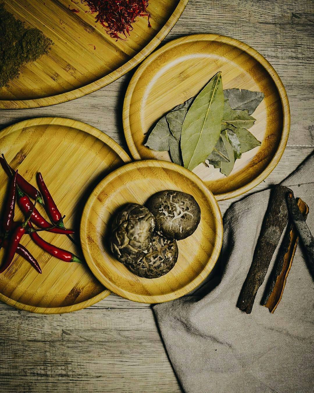 Wilmax Bamboo Plate, 6 in (15 cm)