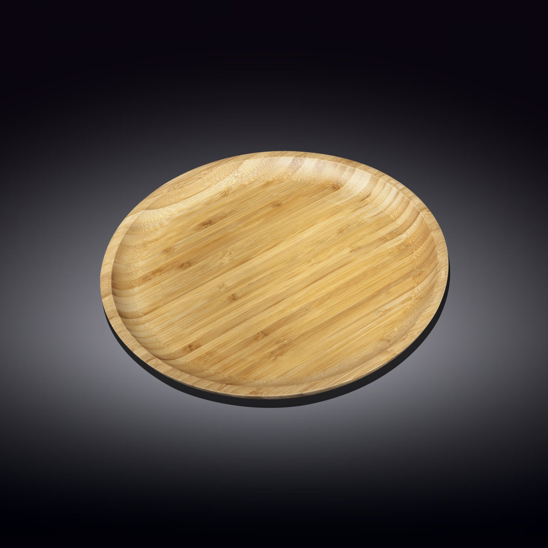 Wilmax Bamboo Round Serving Plate, 9 in (23 cm)