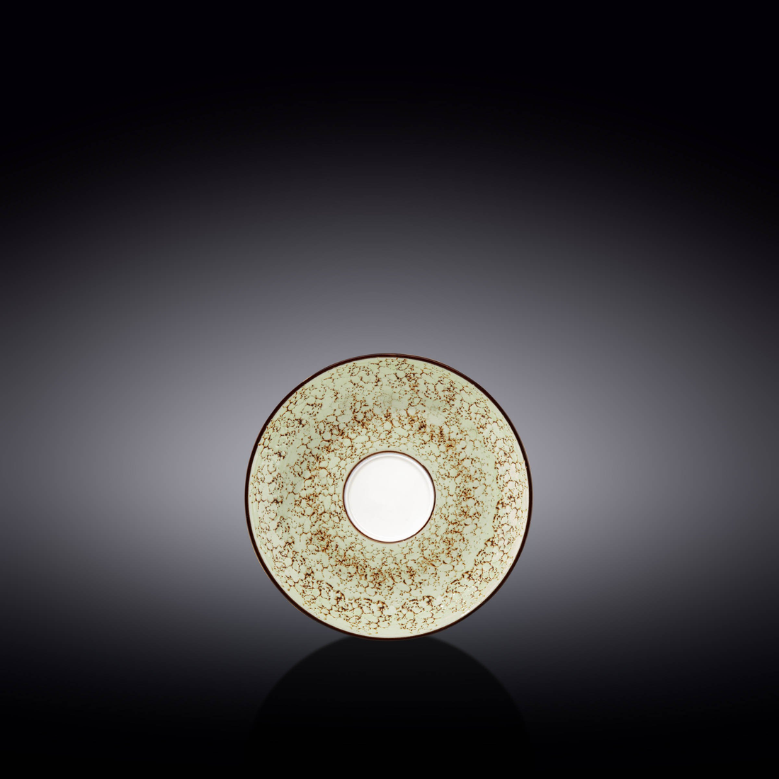 Wilmax Porcelain Saucer, 4.5 in (11 cm) - Green