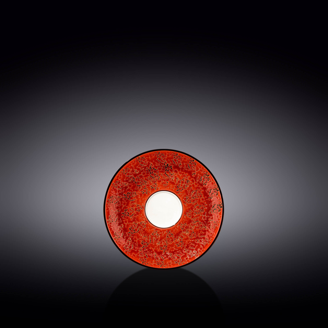 Wilmax Porcelain Saucer, 4.5 in (11 cm) - Red