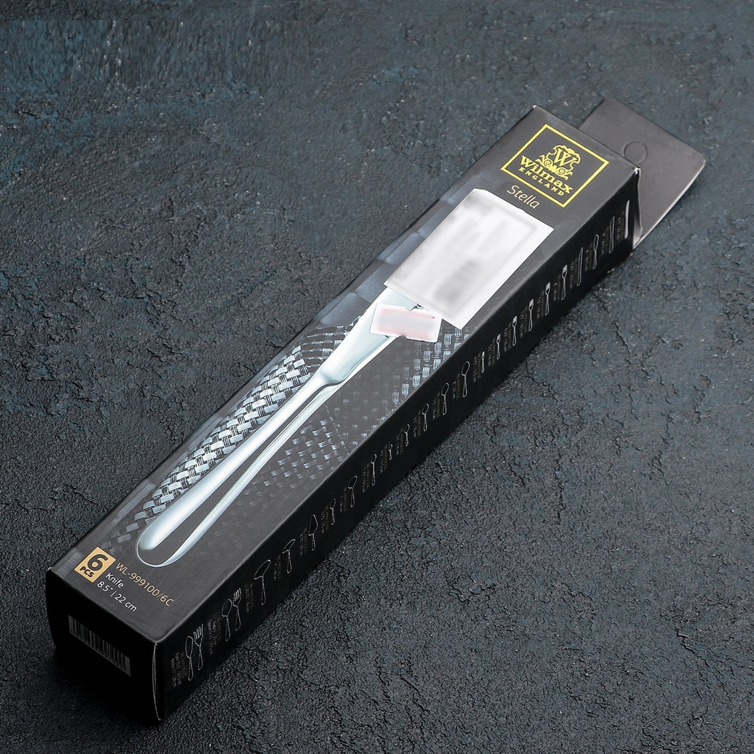 Wilmax Stainless Steel Dinner Knives, Set of 6