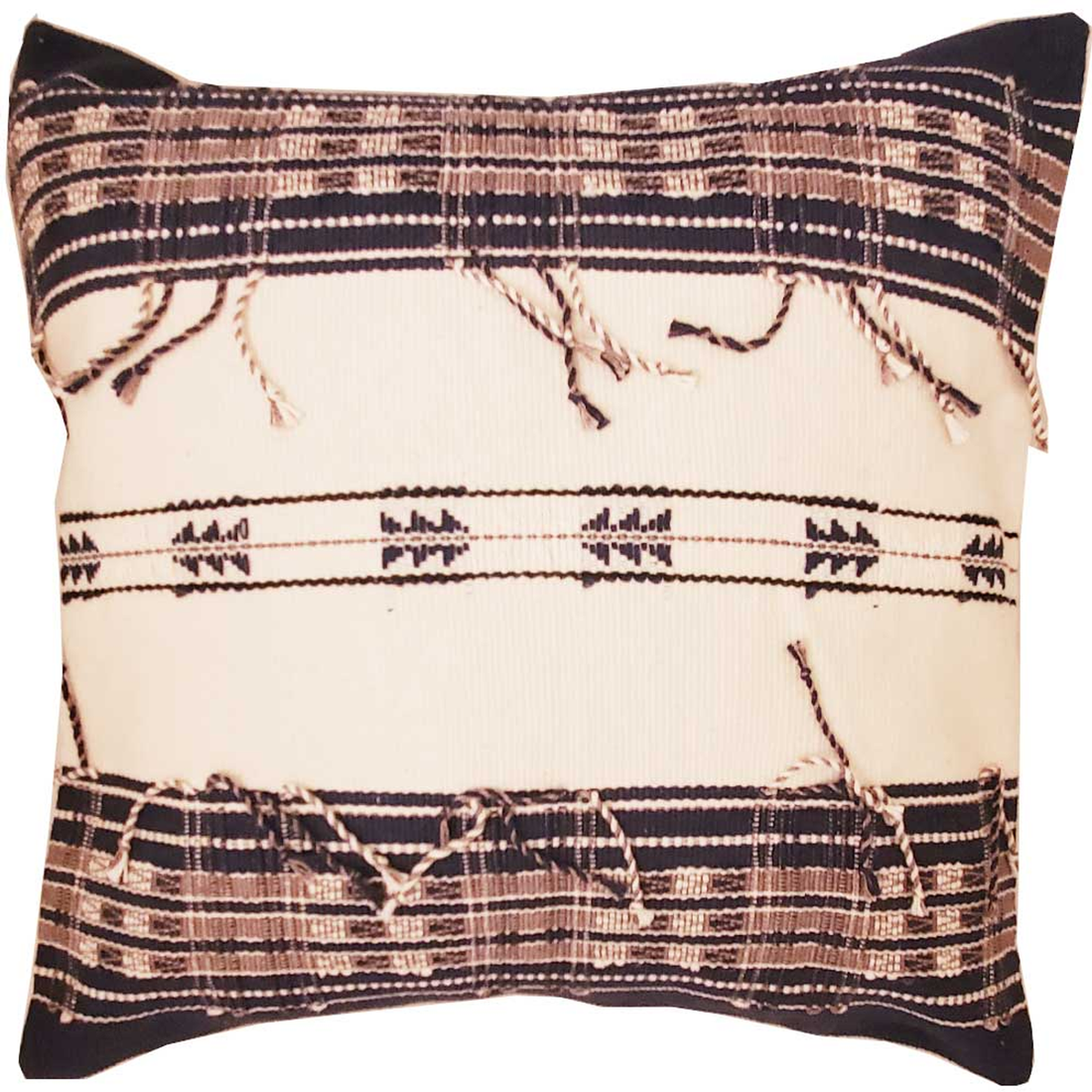 Dhurrie Cotton Cushion Cover, 16 x 16 in