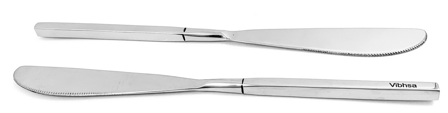 Vibhsa Stainless Steel Dinner Knife, Set of 6