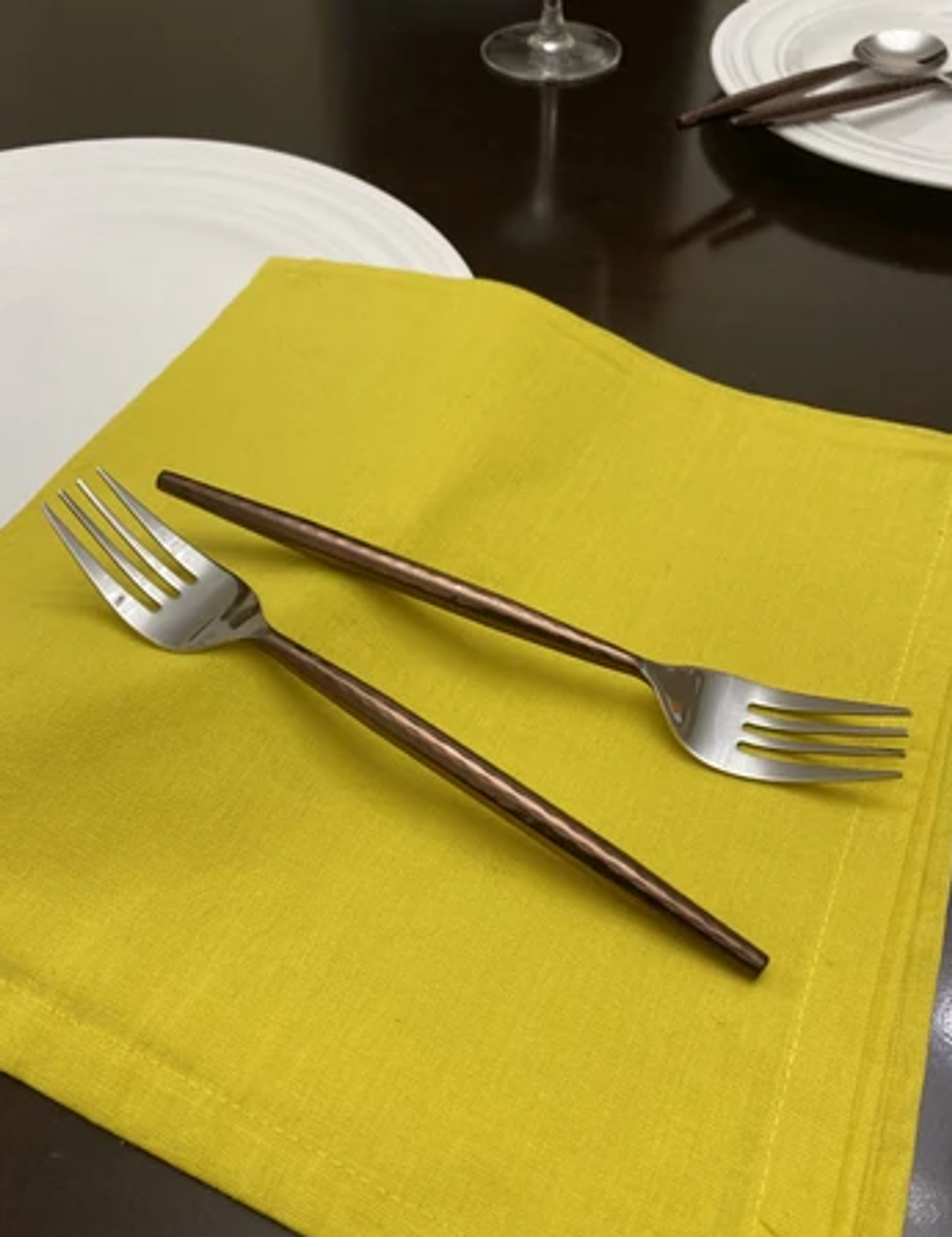 Vibhsa Stainless Steel Dinner Forks, Set of 6