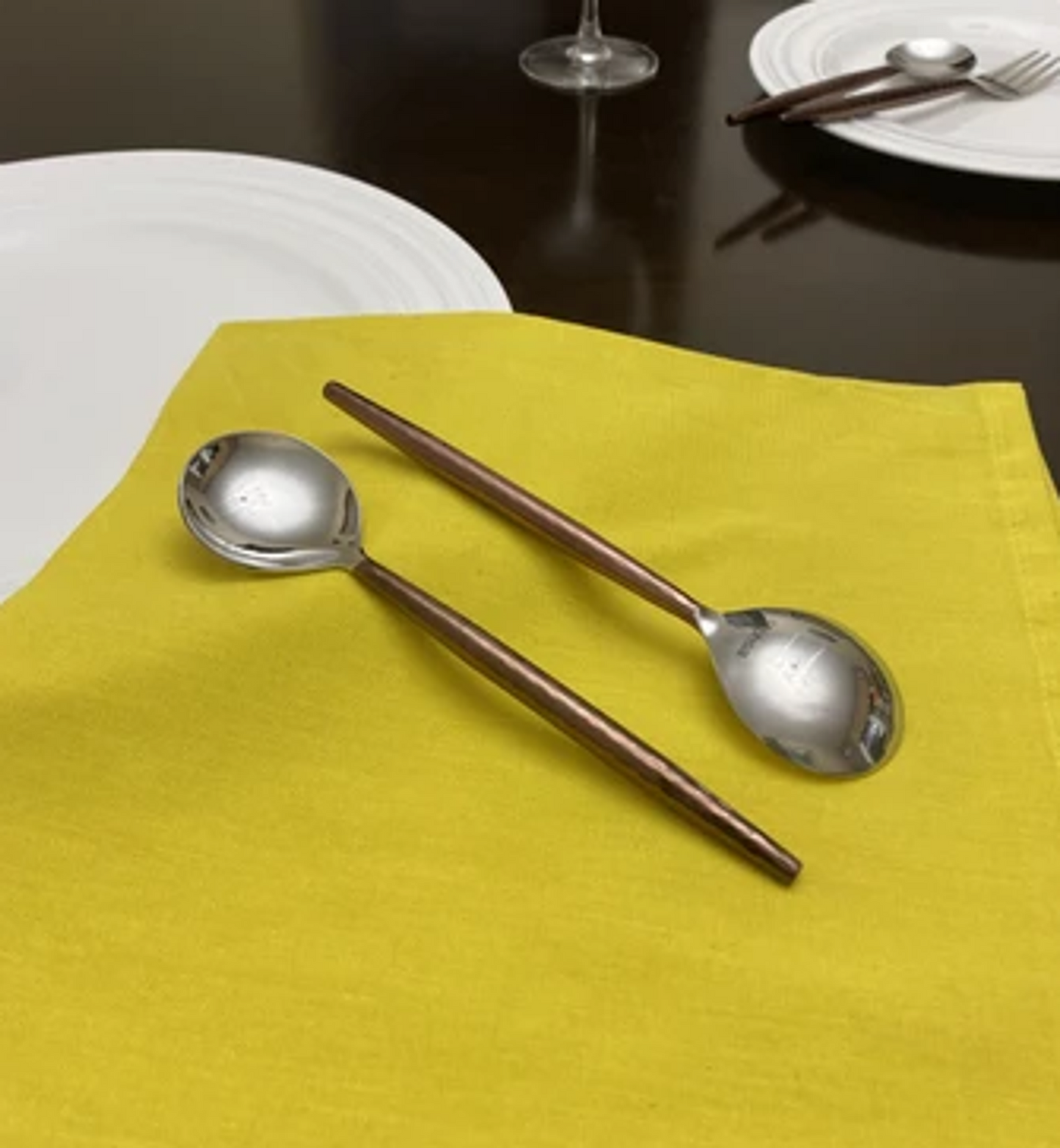 Vibhsa Stainless Steel Soup Spoons, Set of 6