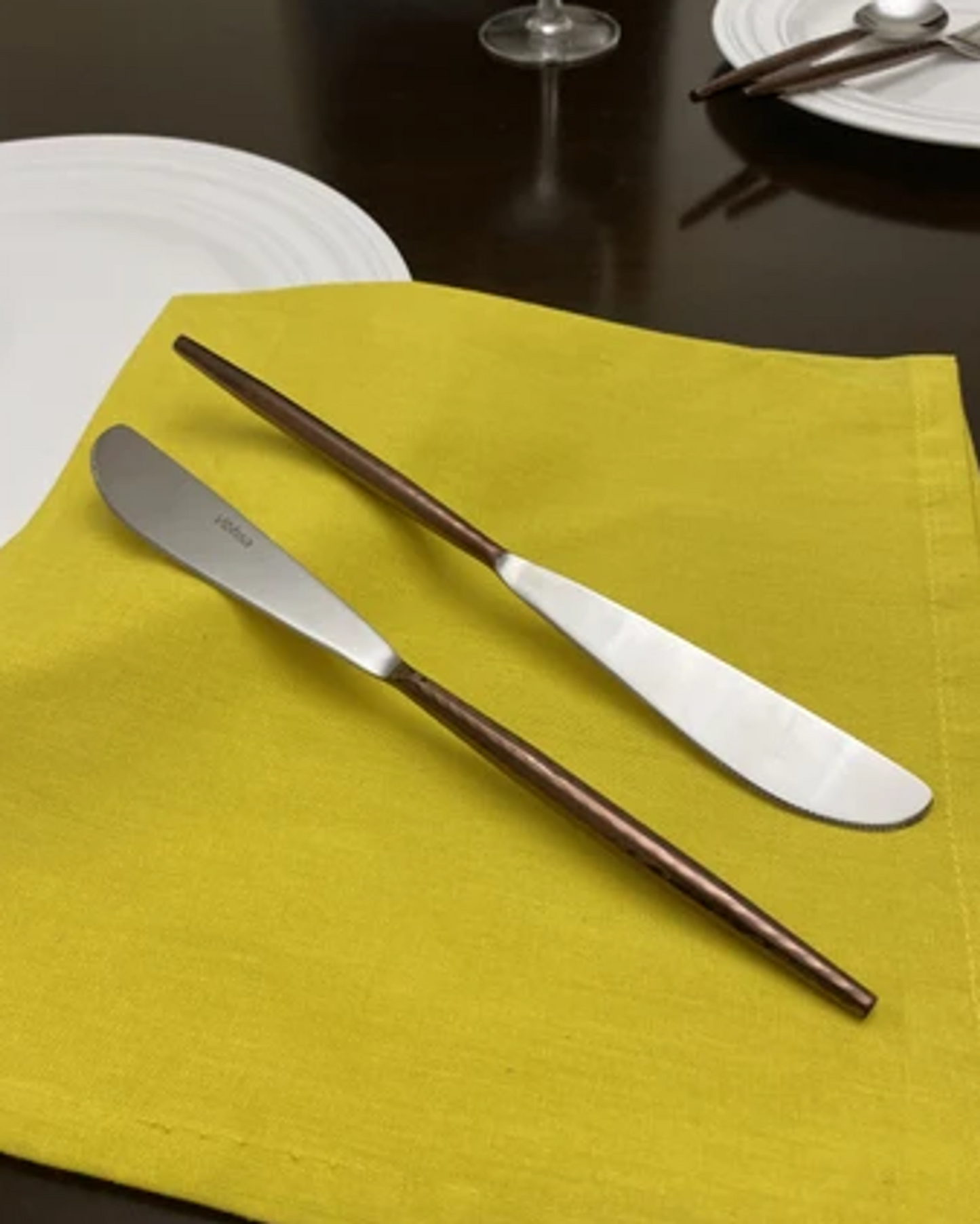 Vibhsa Stainless Steel Dinner Knives, Set of 6