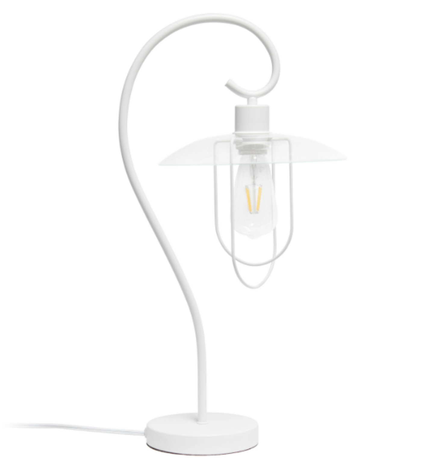 Lalia Home Modern Metal Scroll Table Lamp