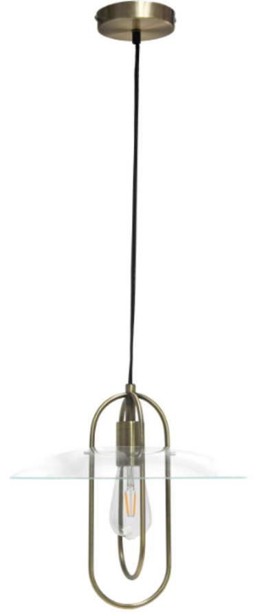 Lalia Home 1-Light Elongated Metal Pendant Light