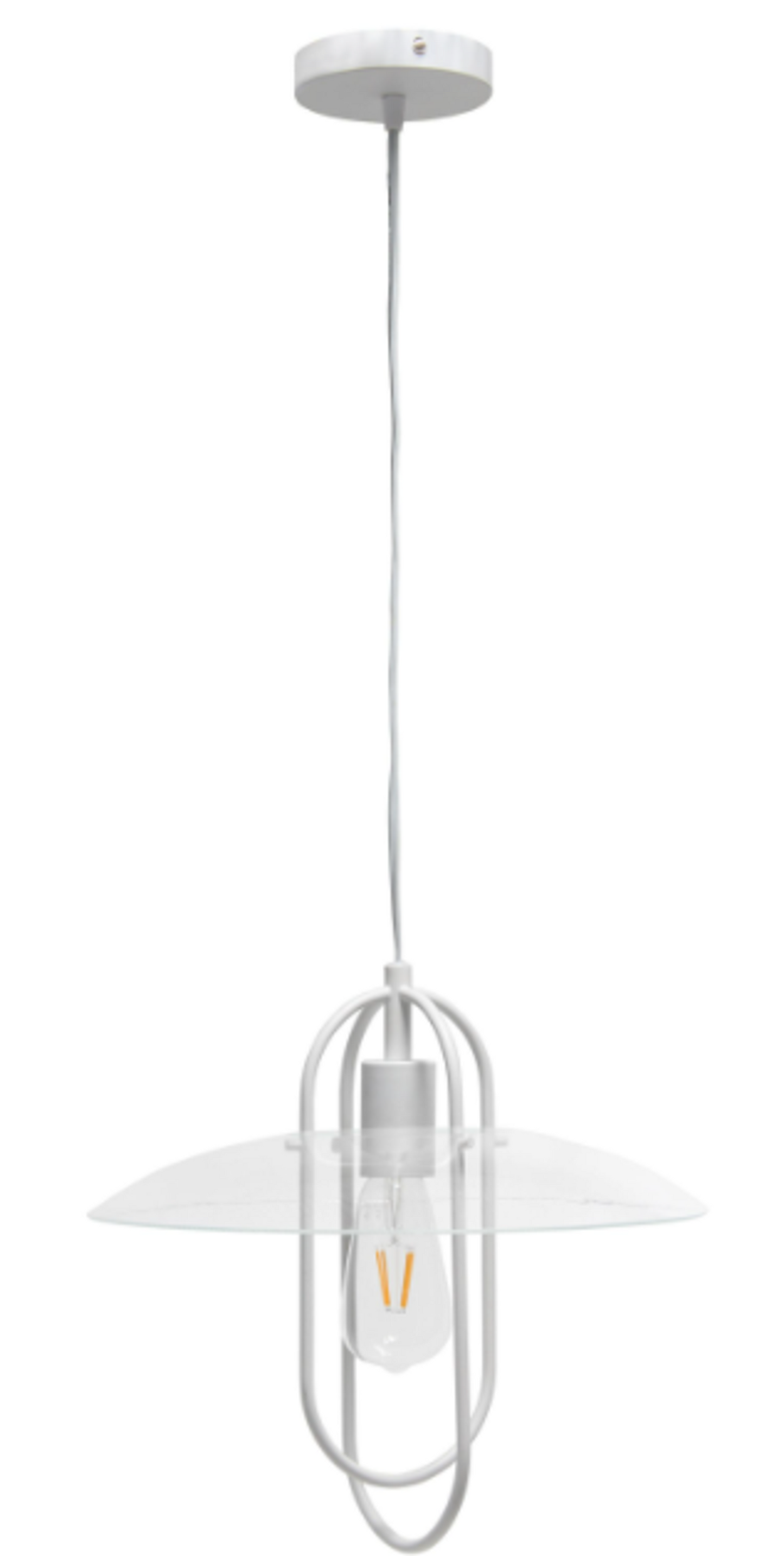 Lalia Home 1-Light Elongated Metal Pendant Light
