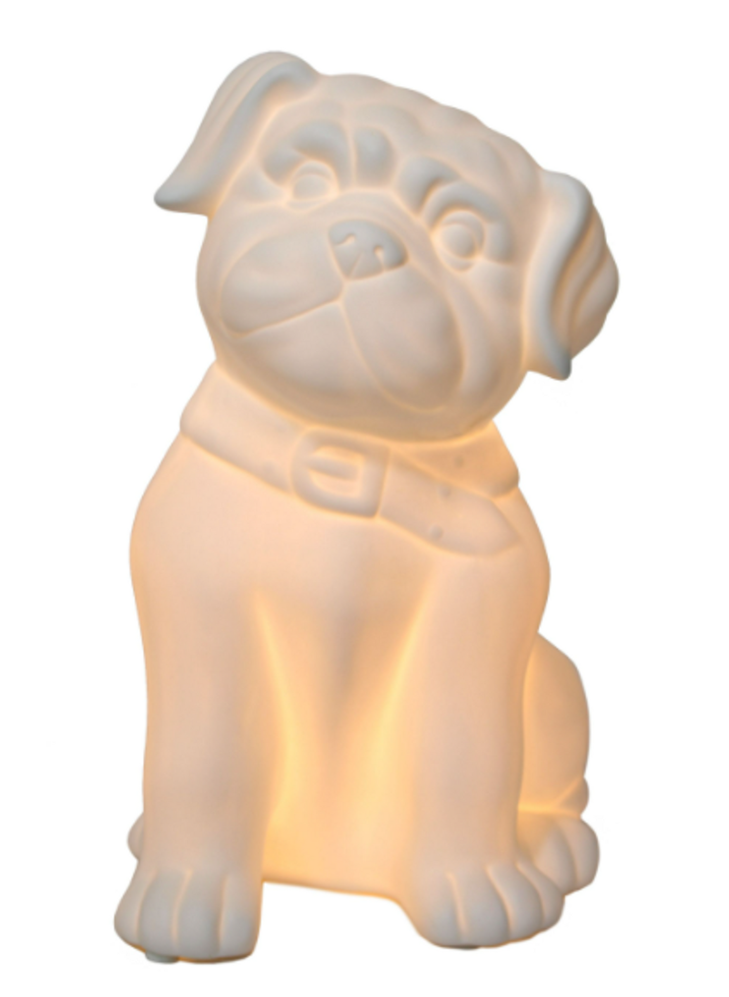 Simple Designs Porcelain Puppy Dog Table Lamp