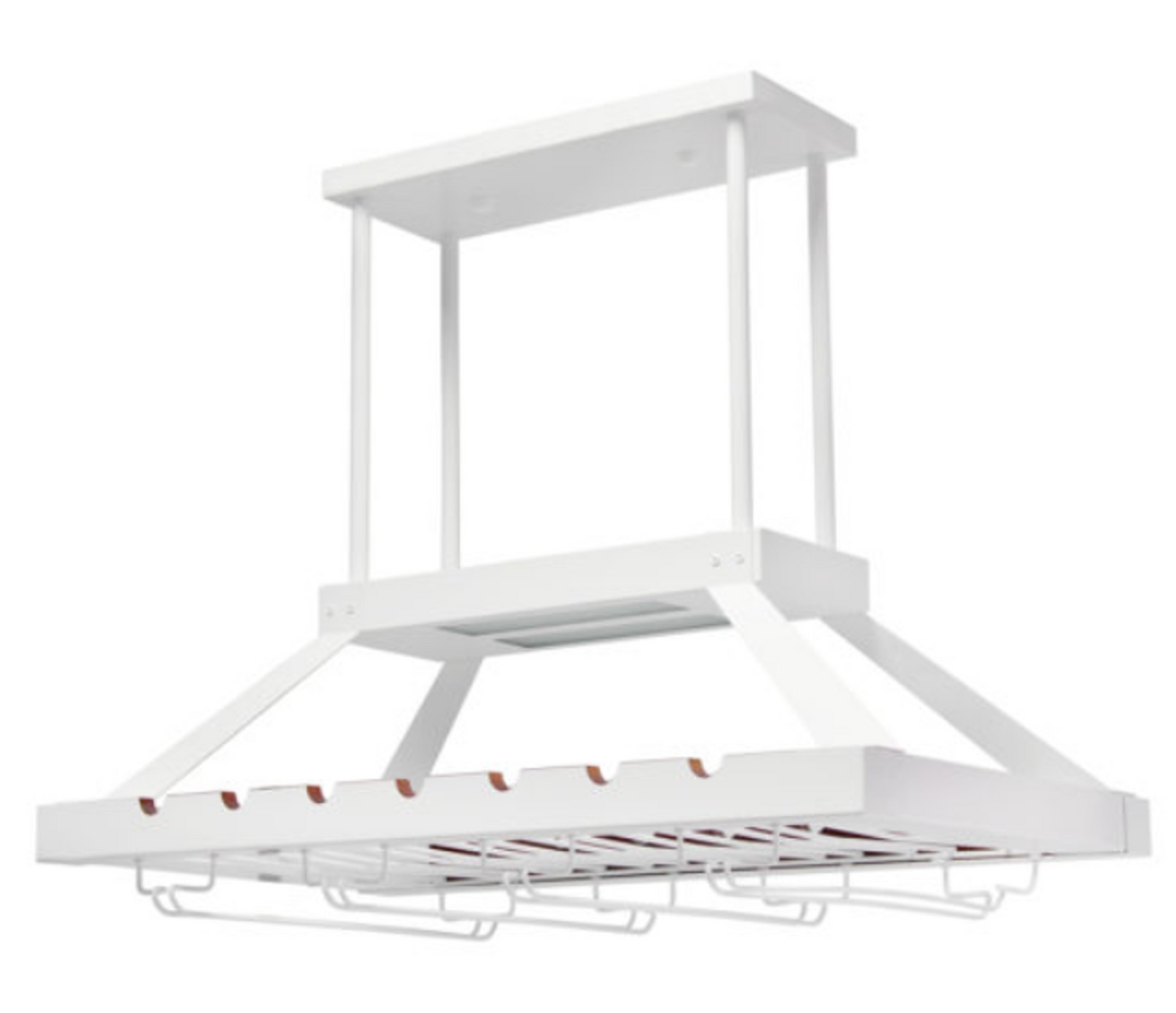 Elegant Designs 2 Light LED Overhead Wine Rack