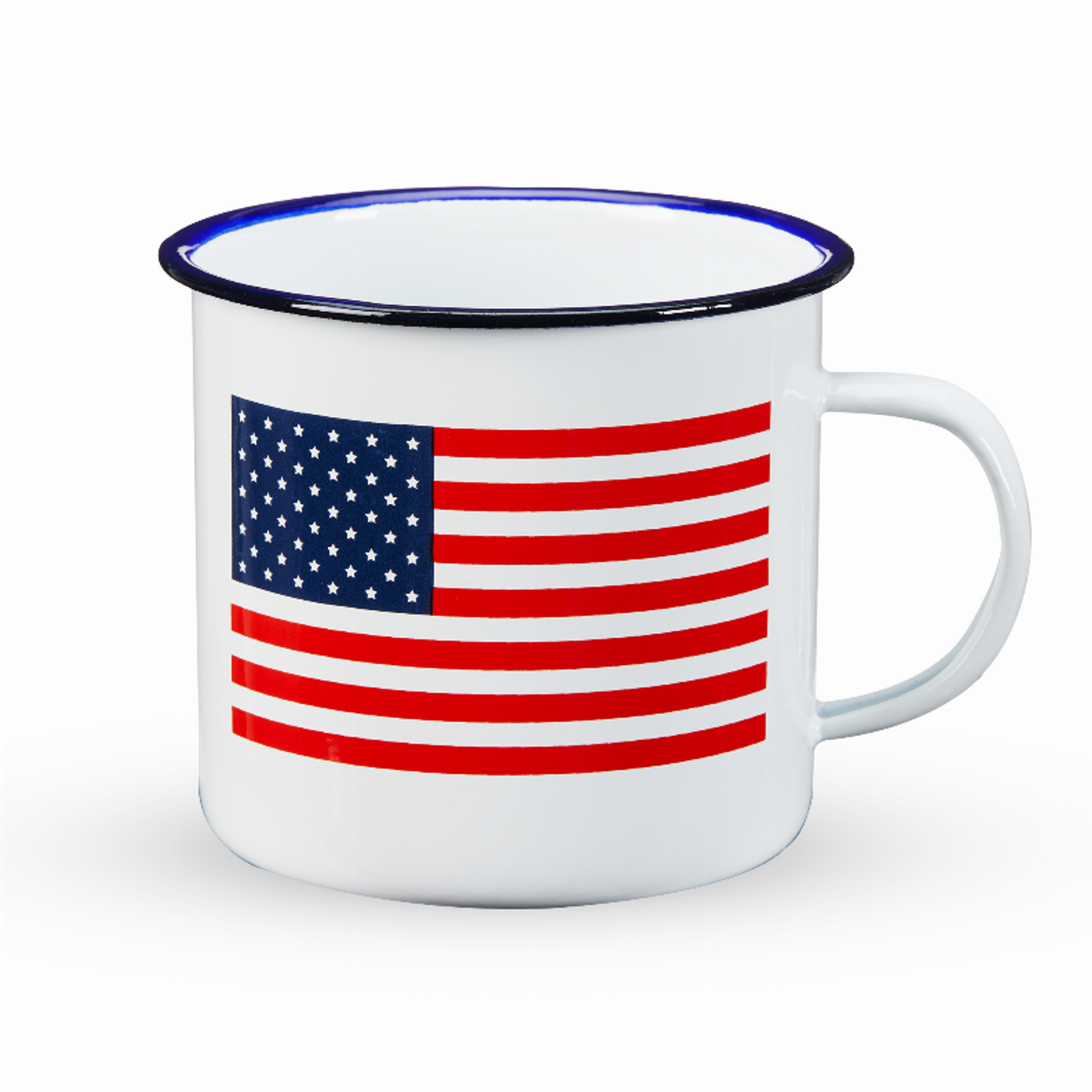 American Flag Enamel Mug by Foster & Rye, 16 oz