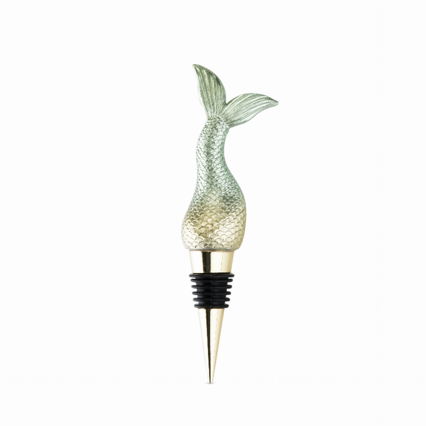 Blush Siren Mermaid Tail Bottle Stopper