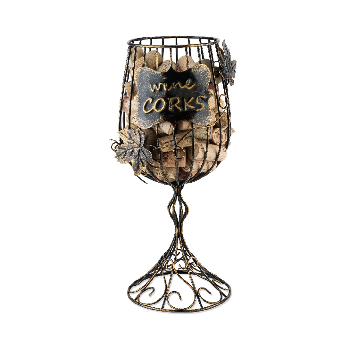 Wine Glass Cork Display, Holds 90 Corks