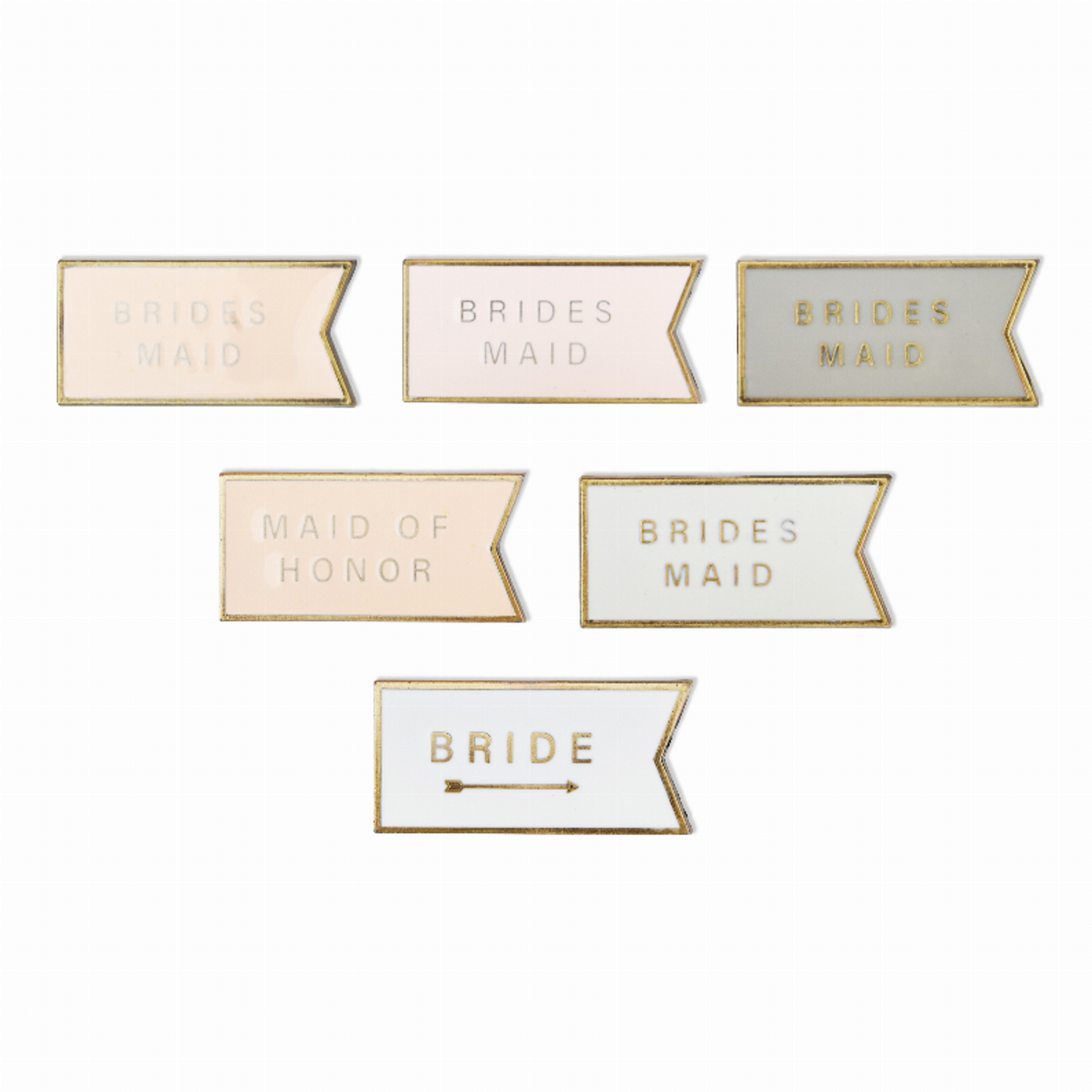 Bridal Party Wine Charm Set by Twine