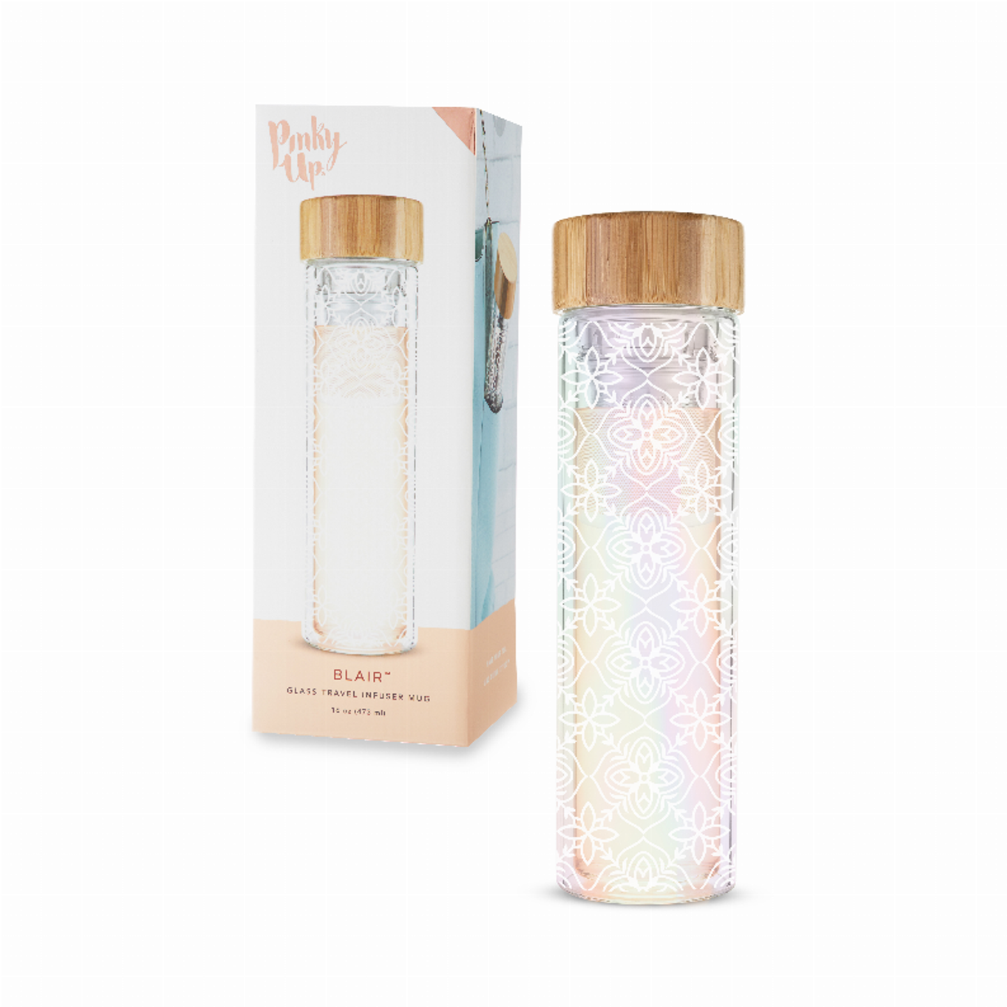 Blair Marrakesh Glass Travel Infuser Mug by Pinky Up