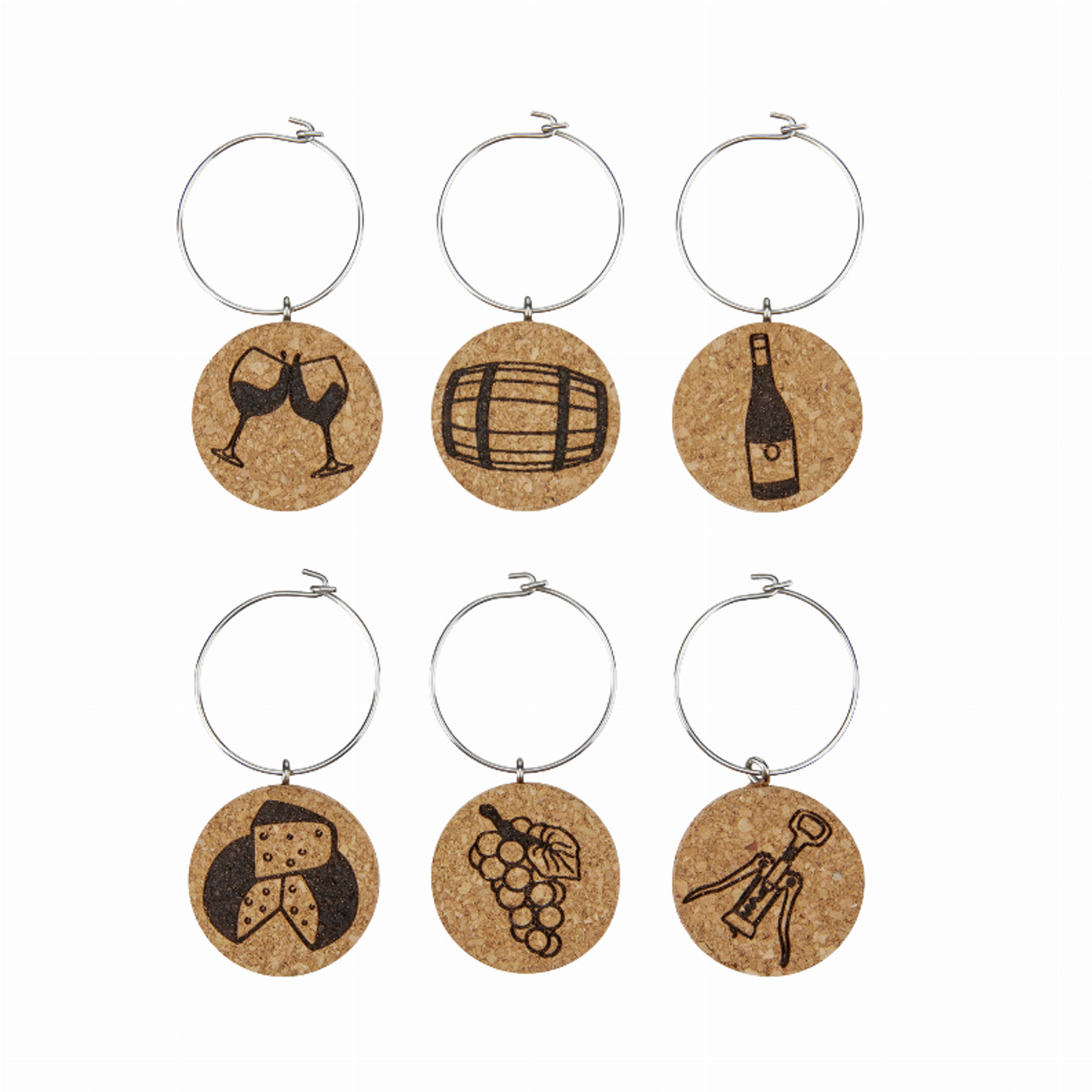 Cork Wine Charms by True