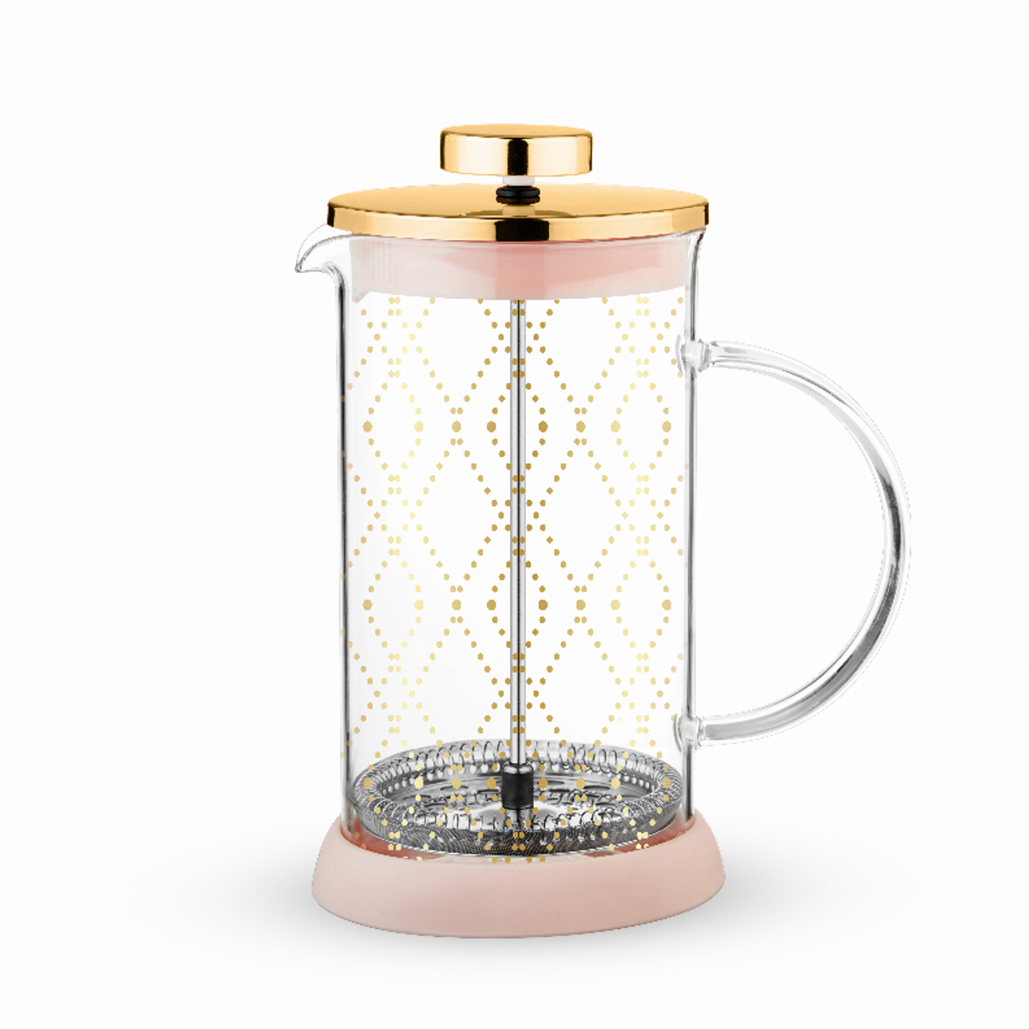 Riley Mini Souk Gold Glass Tea Press Pot by Pinky Up
