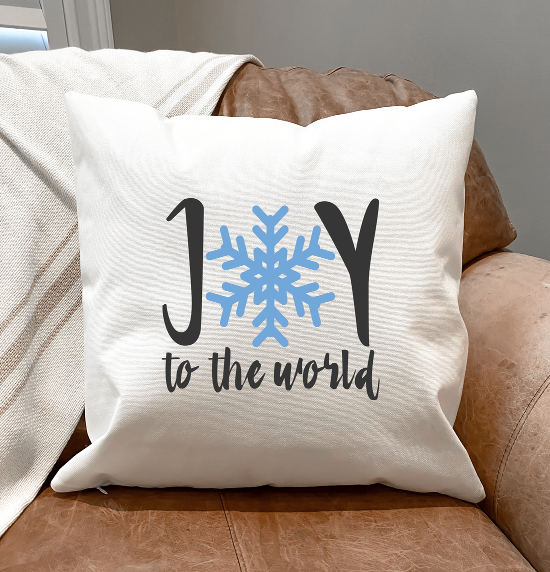 Joy to the World Pillow Cover