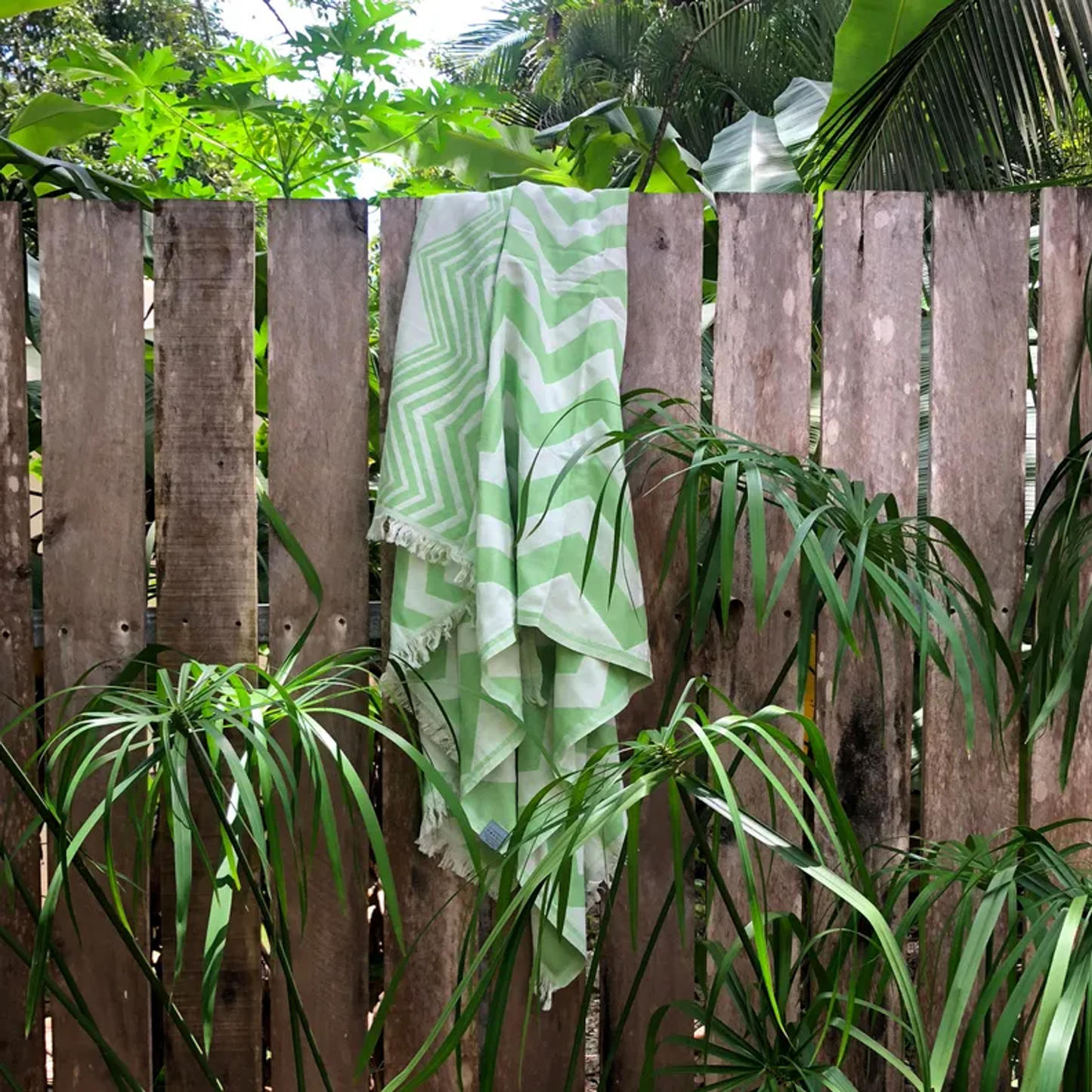 Mersin Chevron Recycled Cotton Towel and Blanket