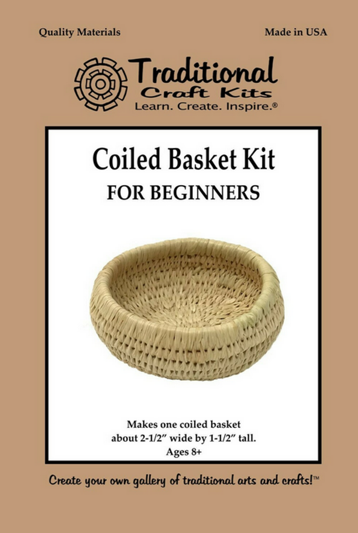 Coiled Basket Craft Kit for Beginners