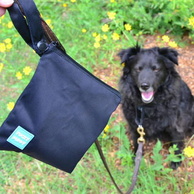 Yucky Puppy Dog Poop Bag Holder - Black