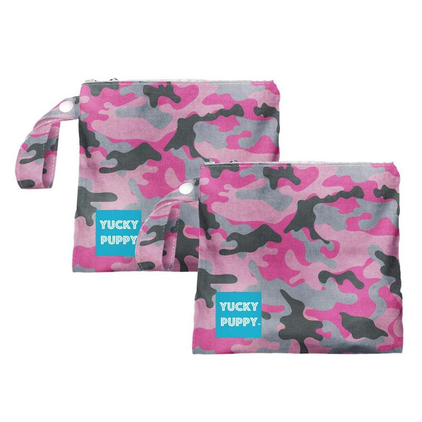Yucky Puppy Dog Poop Bag Holder - Blue Camo