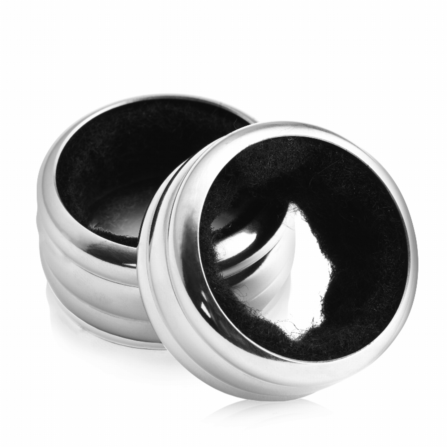 Circlet Chrome Drip Rings, Set of 2