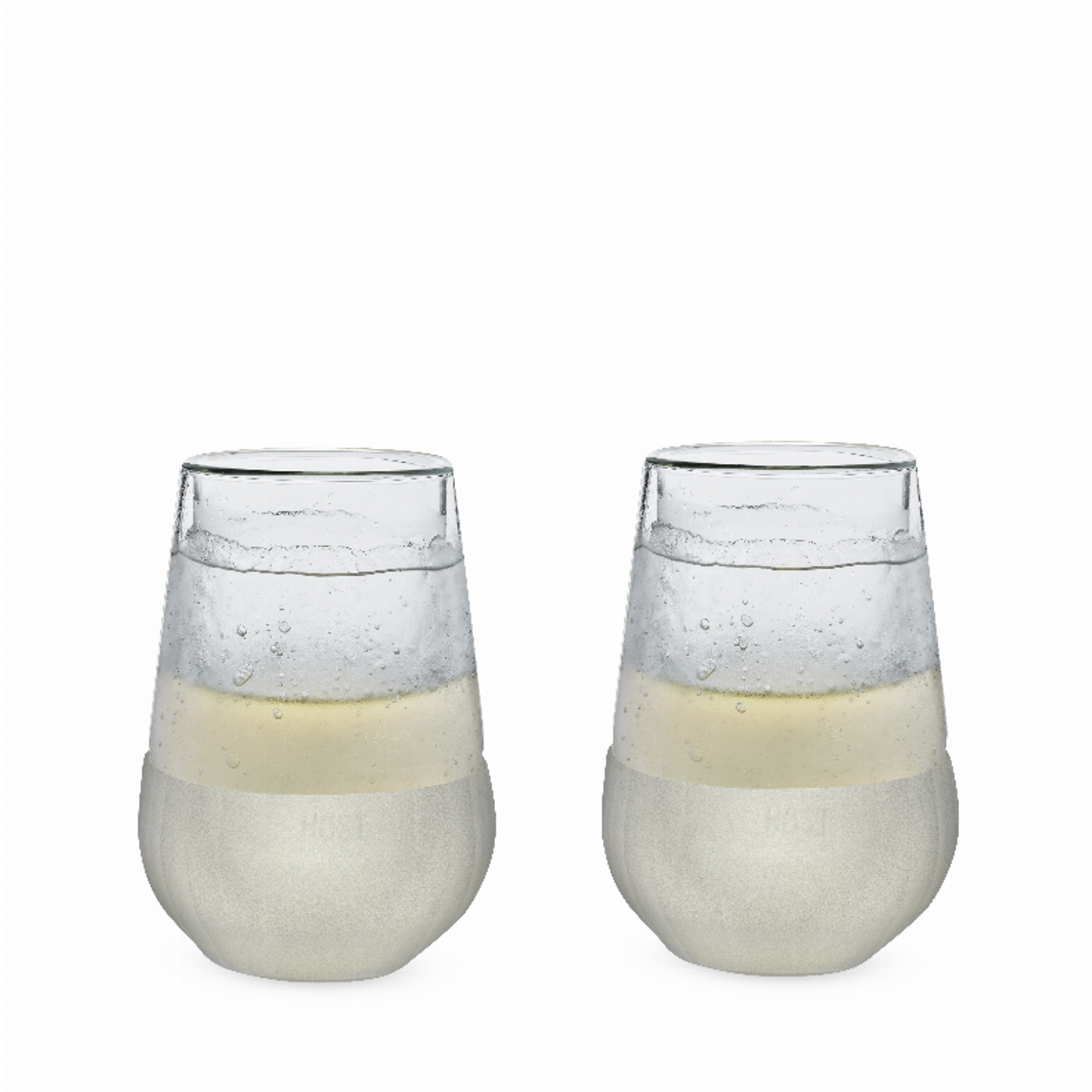 Glass Freeze Wine Glasses by Host, Set of 2