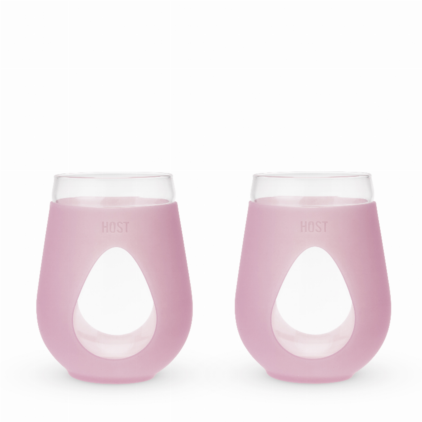 Revive Stemless Wine Glass in Pink by Host