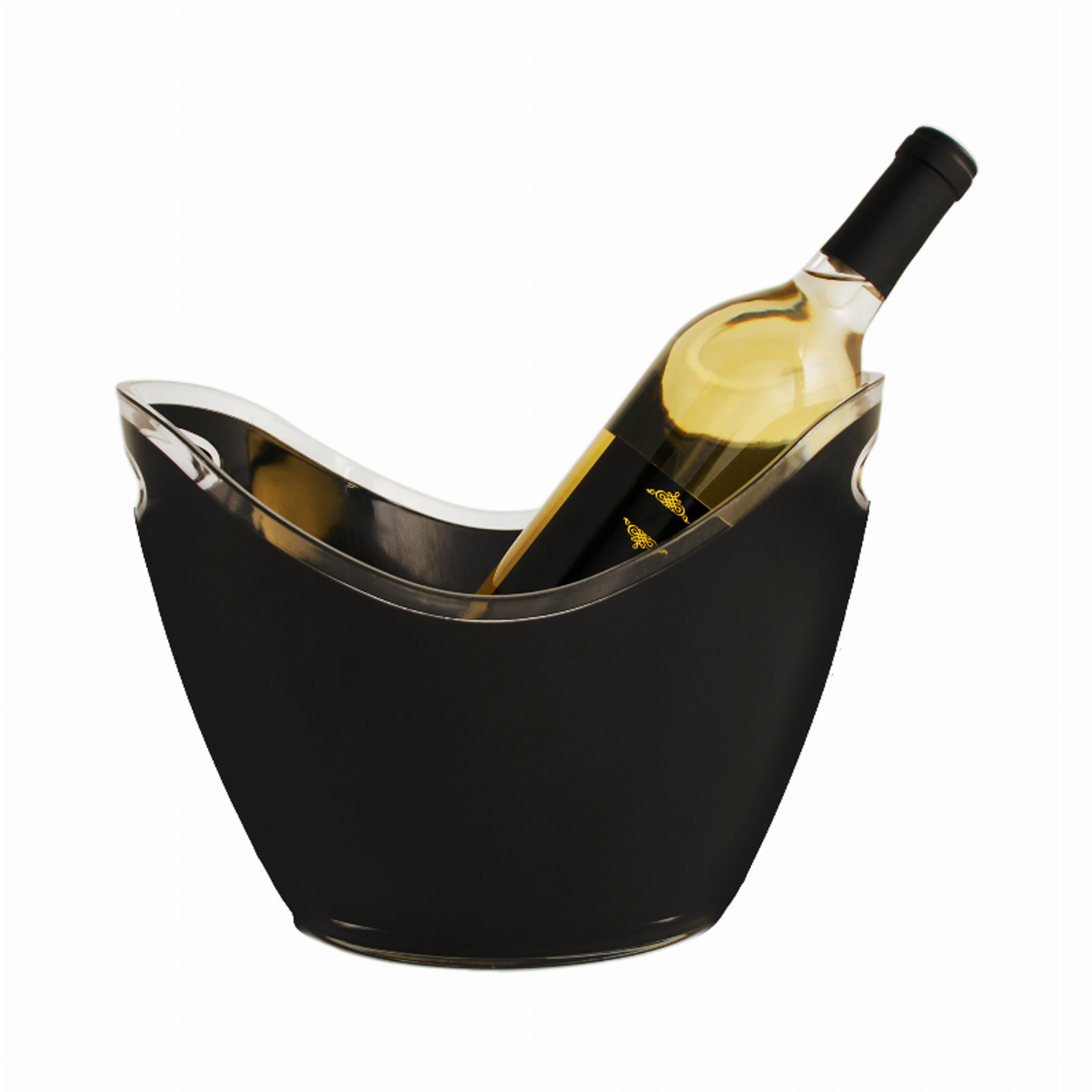 Swoop Modern Ice Bucket by True, 2-Bottle